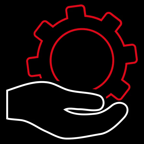 Service Outline Vektor-Symbol — Stockvektor