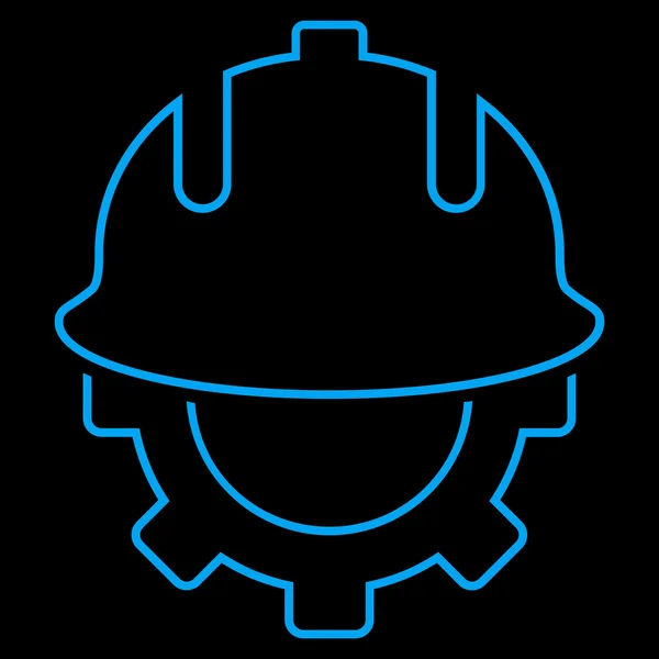Векторная икона "Набросок шлема развития" — стоковый вектор