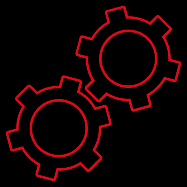 Kugghjul disposition vektor Icon — Stock vektor