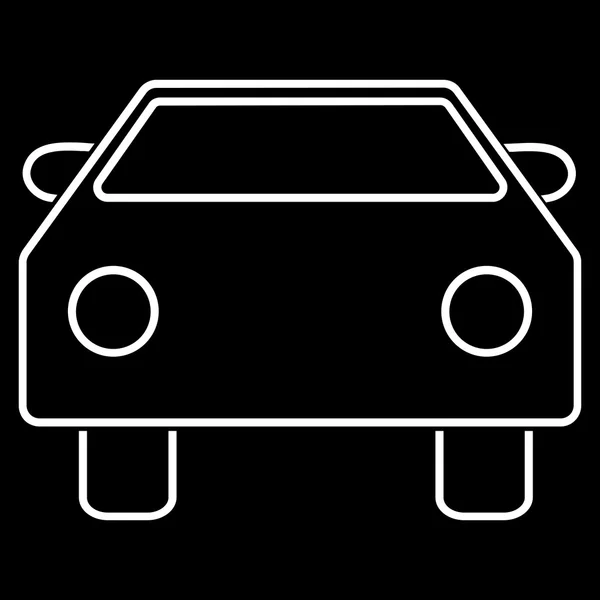 Esquema del coche Vector Icono — Vector de stock