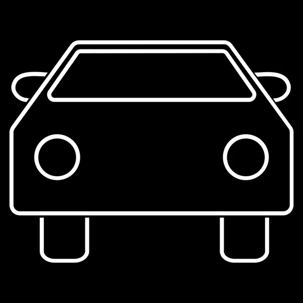 Esquema del coche Vector Icono — Vector de stock