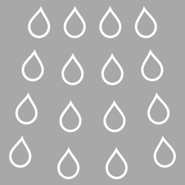 Damla anahat vektör simgesi