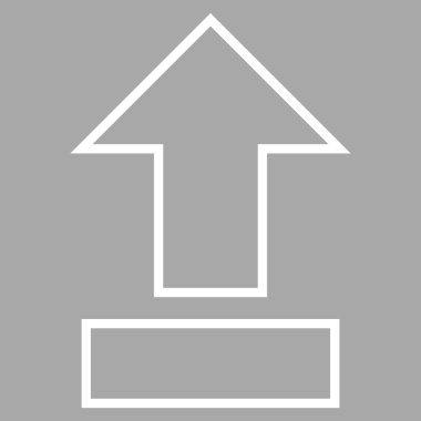 Çekme oku kadar inme vektör simgesi