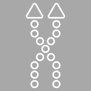 İnce çizgi vektör simge yukarı okları shuffle