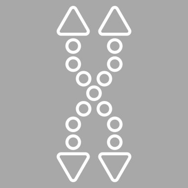 Shuffle okları dikey ince çizgi vektör simgesi