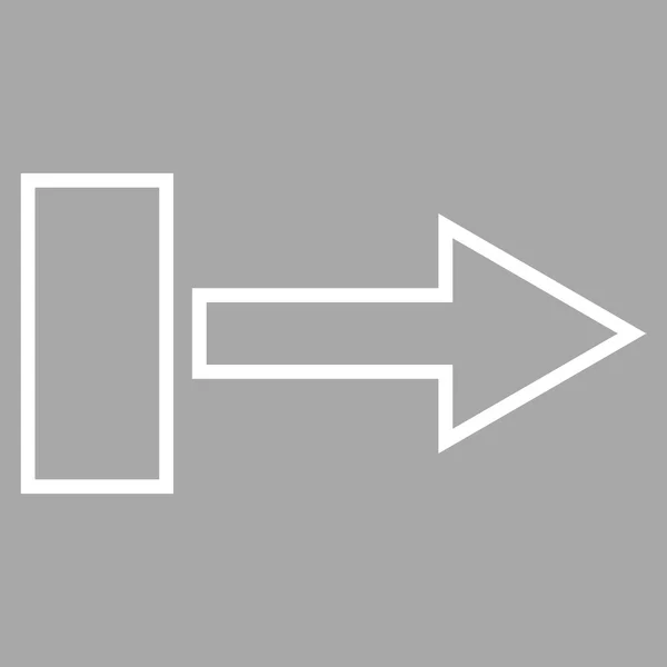 Векторная иконка стрелки вправо — стоковый вектор