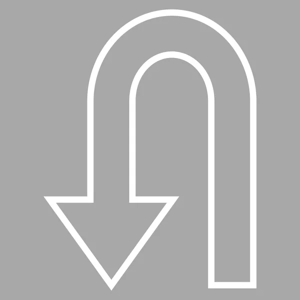 Return Arrow Stroke Vector Icon — Stock Vector