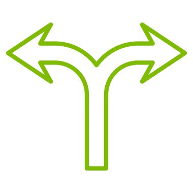 Seçimi ok sol doğru anahat vektör simgesi