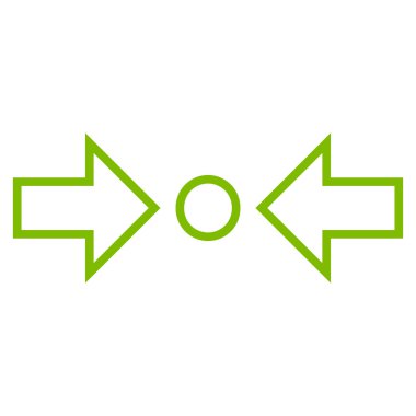 Yatay ince çizgi vektör simge sıkıştırmak