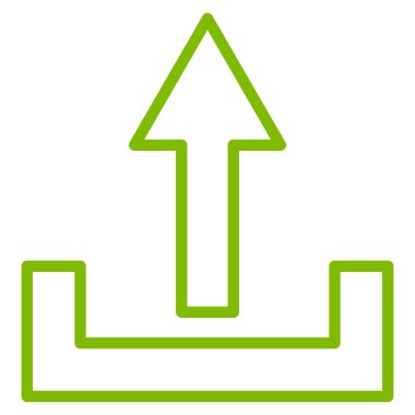 Kontur vektör simge yüklemek