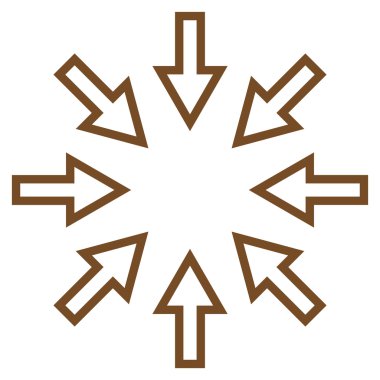 Kompakt okları vektör simge anahat