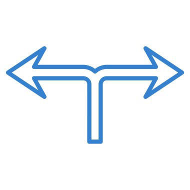 Ok bölmek şu kontur vektör simge yaptı