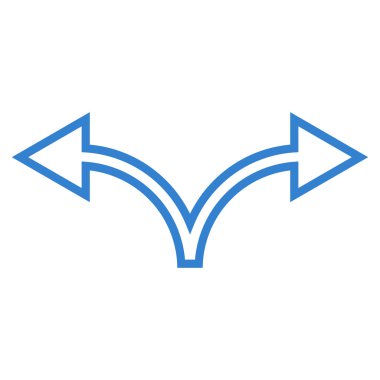 Ok bölmek şu kontur vektör simge yaptı