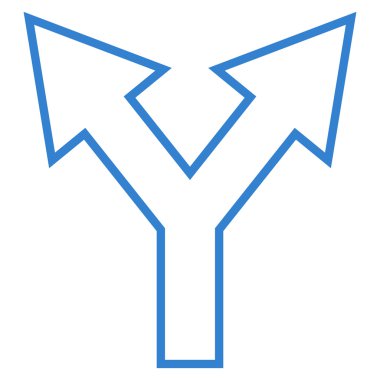 Sol birleşim ok sağ kontur vektör simgesi