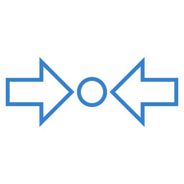 Basınç yatay kontur vektör simgesi