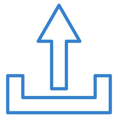 Kontur vektör simge yüklemek