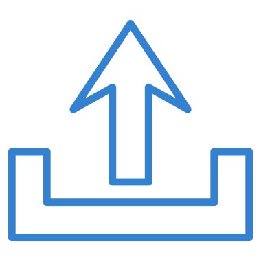 Kontur vektör simge yüklemek