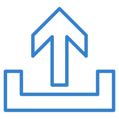 İnce çizgi vektör simge yüklemek