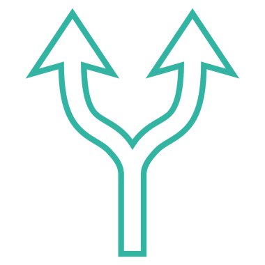 İnce çizgi vektör simge yukarı seçim ok