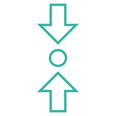 Dikey ince çizgi vektör simge sıkıştırmak