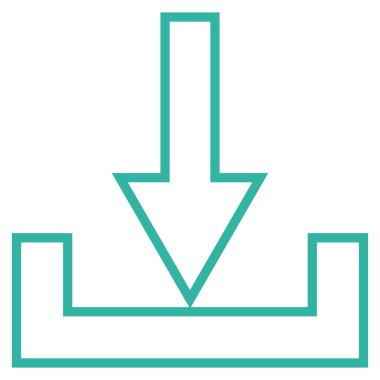 Kontur vektör simge indirme