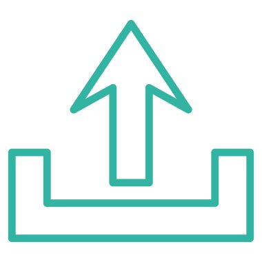 Kontur vektör simge yüklemek