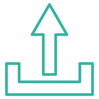 Kontur vektör simge yüklemek