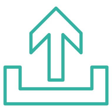 Kontur vektör simge yüklemek