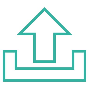 Kontur vektör simge yüklemek