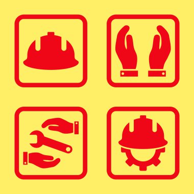 Geliştirme düz kare vektör simgesi