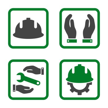 Geliştirme düz kare vektör simgesi