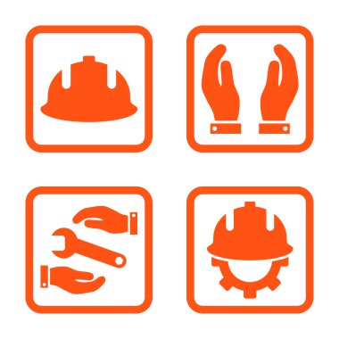 Geliştirme düz kare vektör simgesi