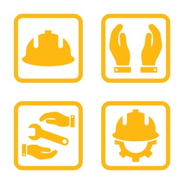 Geliştirme düz kare vektör simgesi