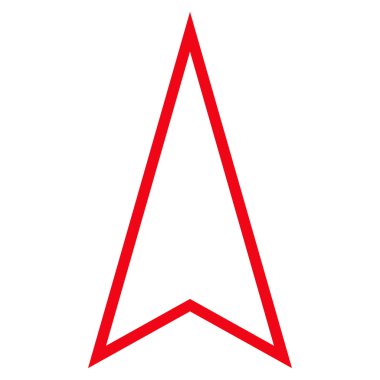 İşaretçi kadar ince çizgi vektör simgesi