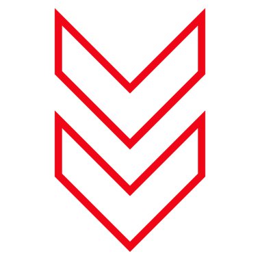 İnce çizgi vektör simgesi kaydır