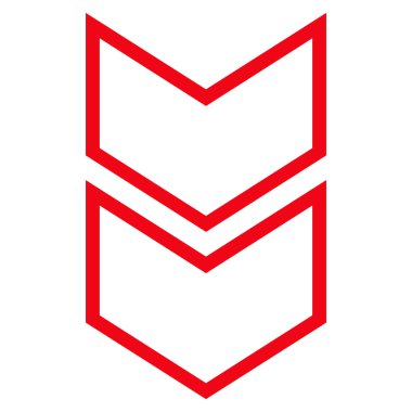 İnce çizgi vektör simgesi kaydır