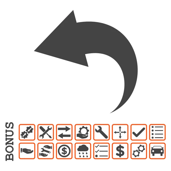 Annuler Icône vectorielle plat avec bonus — Image vectorielle