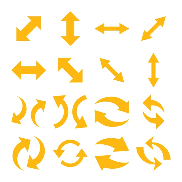 Ensemble d'icônes plates vectorielles Exchange Arrows — Image vectorielle