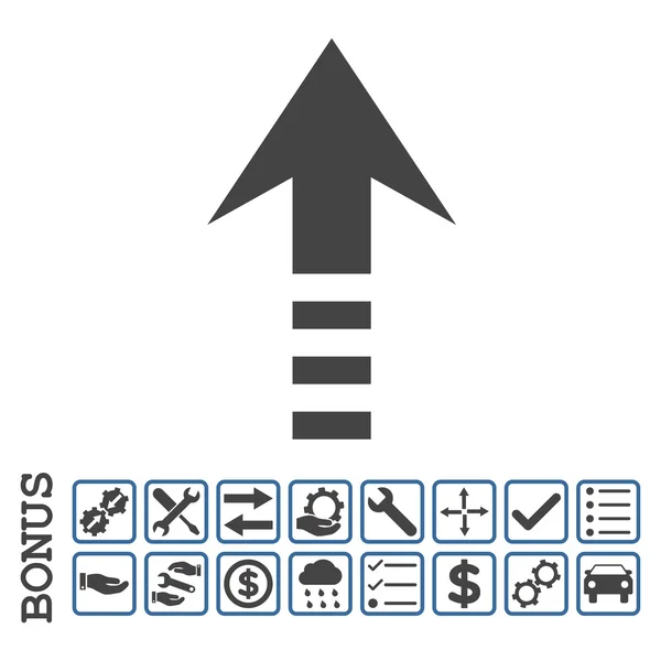 Enviar plano Vector icono con bono — Archivo Imágenes Vectoriales