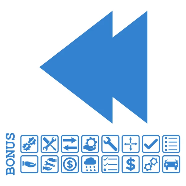 Mover izquierda plana Vector icono con bonificación — Archivo Imágenes Vectoriales