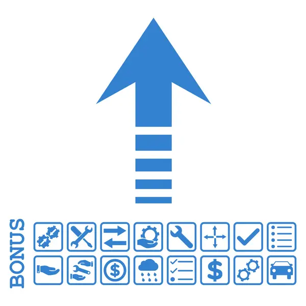 Enviar plano Vector icono con bono — Archivo Imágenes Vectoriales