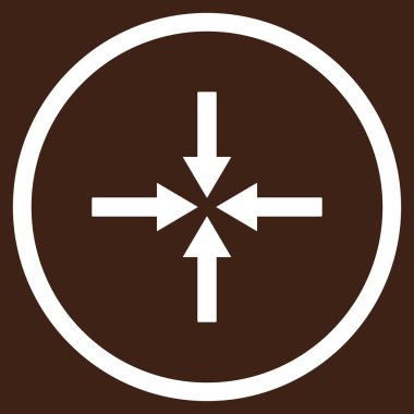 Etkisi oklar düz vektör simgesi