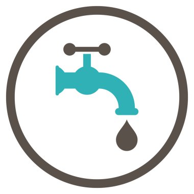 Water Tap Flat Vector Icon clipart