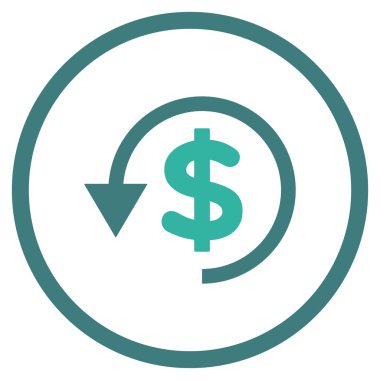 Ters ibraz düz vektör simgesi