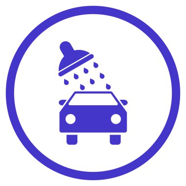 Araba Yıkama Düz Vektör Simgesi