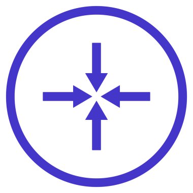 Etkisi oklar düz vektör simgesi