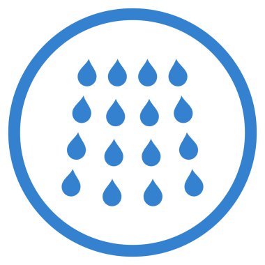 Damla düz vektör simgesi