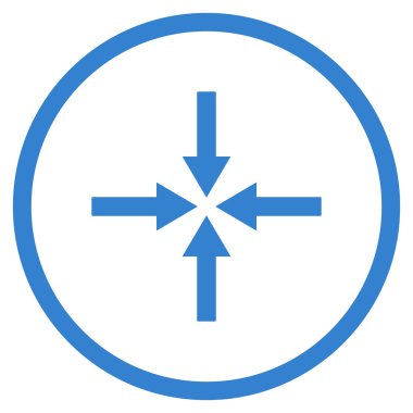 Etkisi oklar düz vektör simgesi