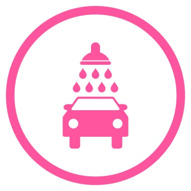 Araba Yıkama Düz Vektör Simgesi