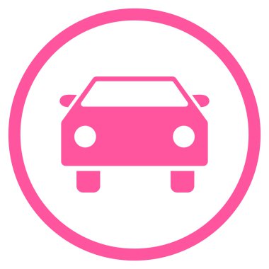 Otomobil Düz Vektör Simgesi